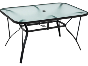 glass top patio table with umbrella 55 x 35 Inch Dining Rectangle Tempered Hole CYRIL Modular Motorcycle Helmet the surface of the Package Includes ::30