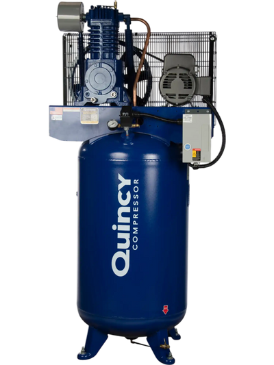 Quincy Compressor QT Air Compressor 7.5 HP, 80-Gal. Tank, 2-Stage, 230V, 3-Phase New