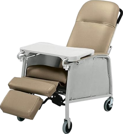 Graham-Field Lumex 574G 3-Position Medical Recliner Chair with Wheels New