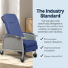 Graham-Field Lumex 574G 3-Position Medical Recliner Chair with Wheels New