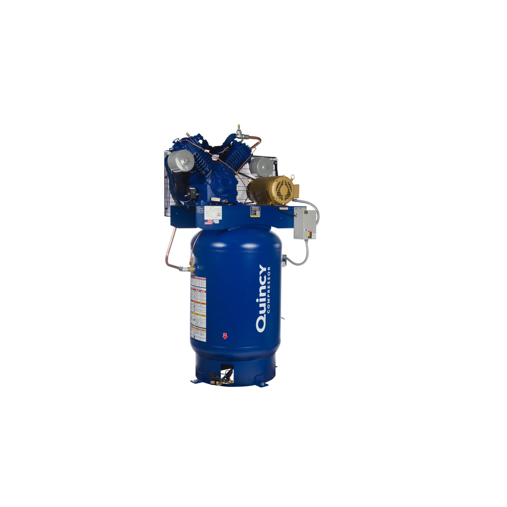Quincy Compressor QT Air Compressor 10 HP, 120-Gal. Tank, 230V, 3-Phase New