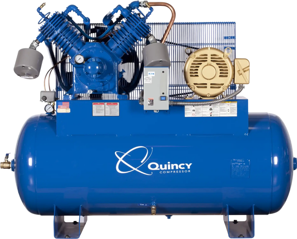 Quincy Compressor QP Air Compressor 15 HP, 120-Gal. Tank, 460V 3-Phase New