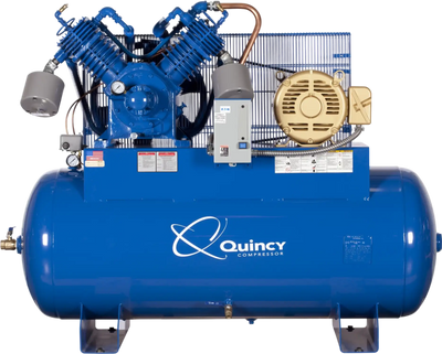 Quincy Compressor QP Air Compressor 15 HP, 120-Gal. Tank, 200V, 3-Phase New