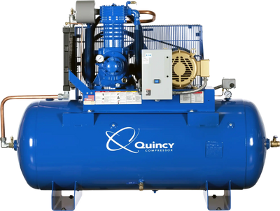 Quincy Compressor QP 10H Air Compressor 10 HP, 120-Gal. Tank, 2-Stage, 230V 3-Phase New