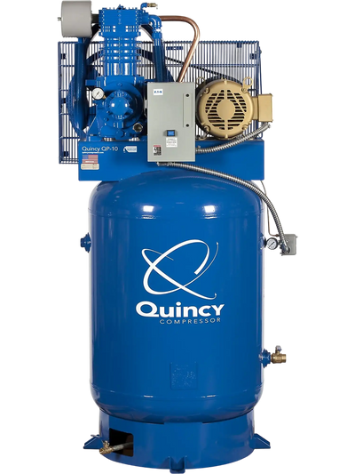 Quincy Compressor QP 2-Stage Air Compressor 10 HP, 120-Gal. Tank, 230V 3-Phase New