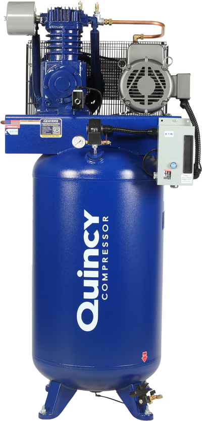 Quincy QT Max Air Compressor 7.5 HP 80 Gallon Two Stage Single Phase 230V New