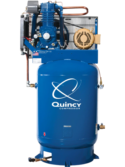 Quincy Compressor QP Air Compressor 10HP 120-Gallon Tank, 460V 3-Phase New