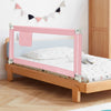 57 Inch Toddlers Vertical Lifting Baby Bed Rail Guard with Lock-Pink - Gallery View 1 of 11