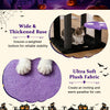Spooky cat tower featuring a wide base, ultra soft plush fabric, and removable padded perch for cozy cat lounging.