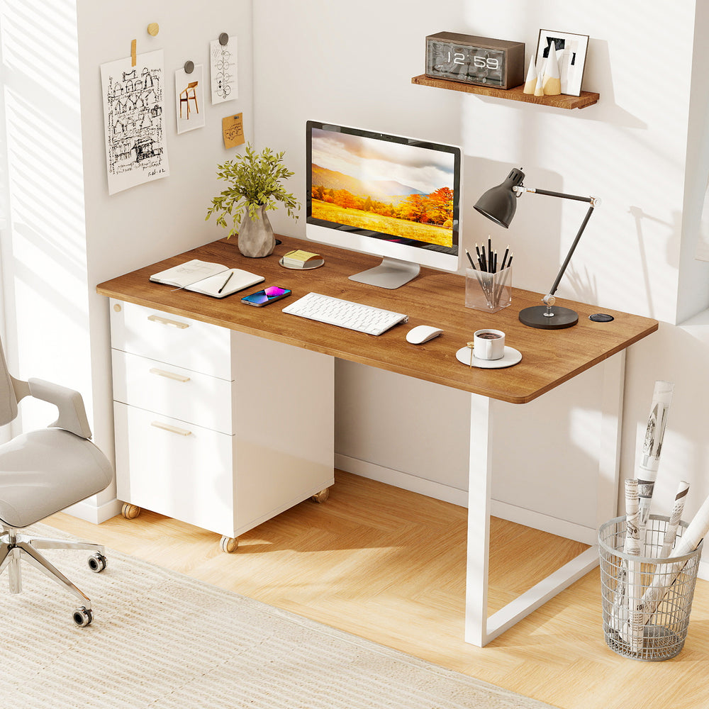 58 Inch x 28 Inch Universal Tabletop for Standard and Standing Desk Frame-L - Gallery View 1 of 11