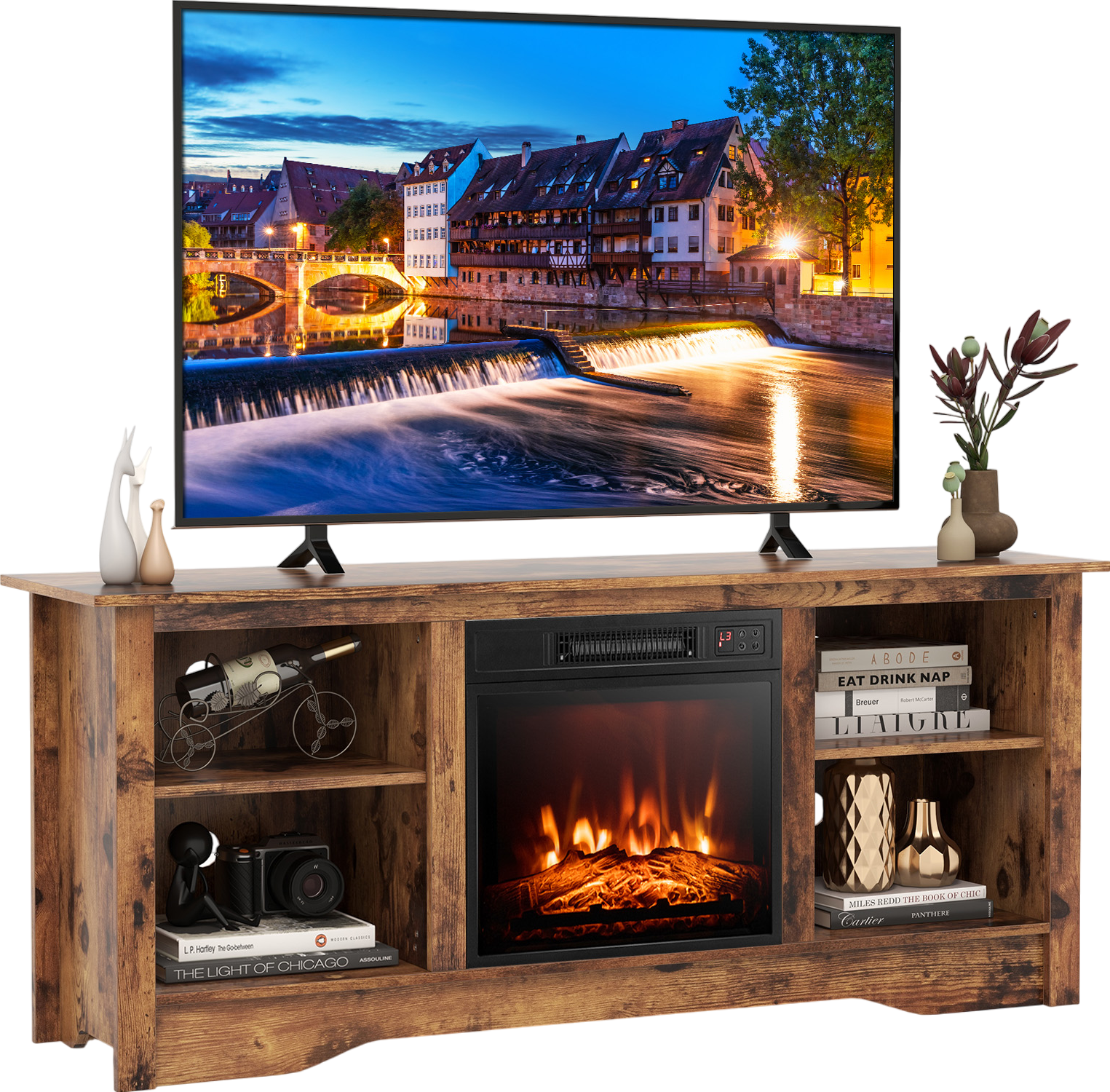 Costway TV Stand with 18