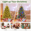 5 feet artificial Christmas tree with 250 LED lights, 11 lighting modes, and remote control for festive decor.