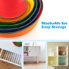 Colorful stackable kids' stepping stones made of child-safe PP for indoor and outdoor play, enhancing balance and.