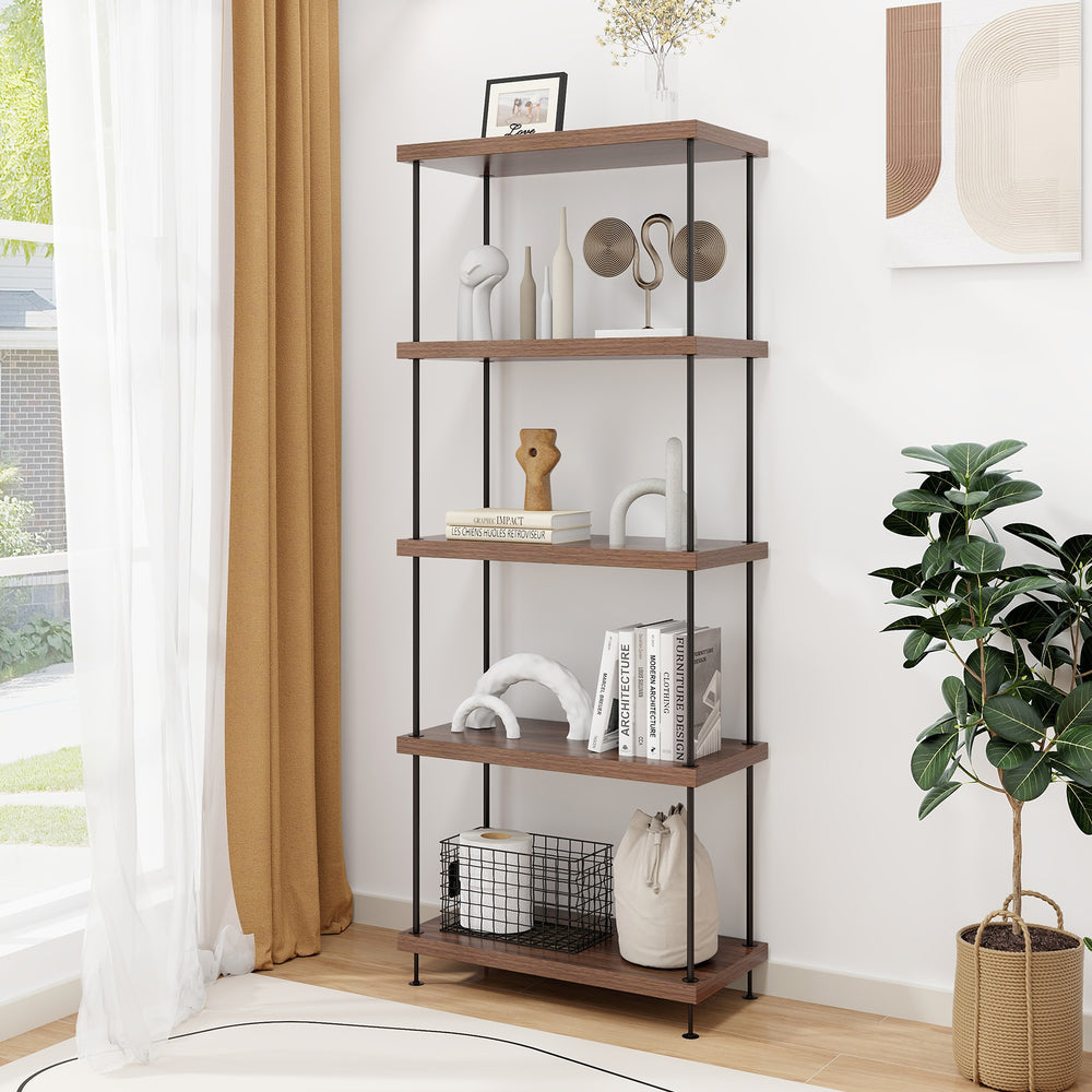 2/3/4/5-Tier Multipurpose Display Rack with Metal Frame-5-Tier - Gallery View 1 of 10