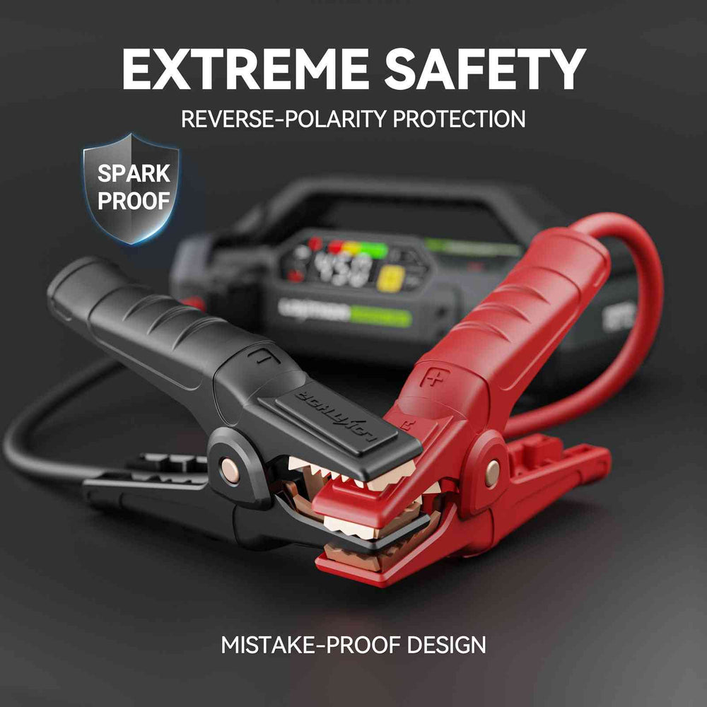 LOKITHOR JA3000 PRO LiFePO4 Jump Starter 3000A with 150PSI Air Compressor for 9.0L Gas / 7.0L Diesel
