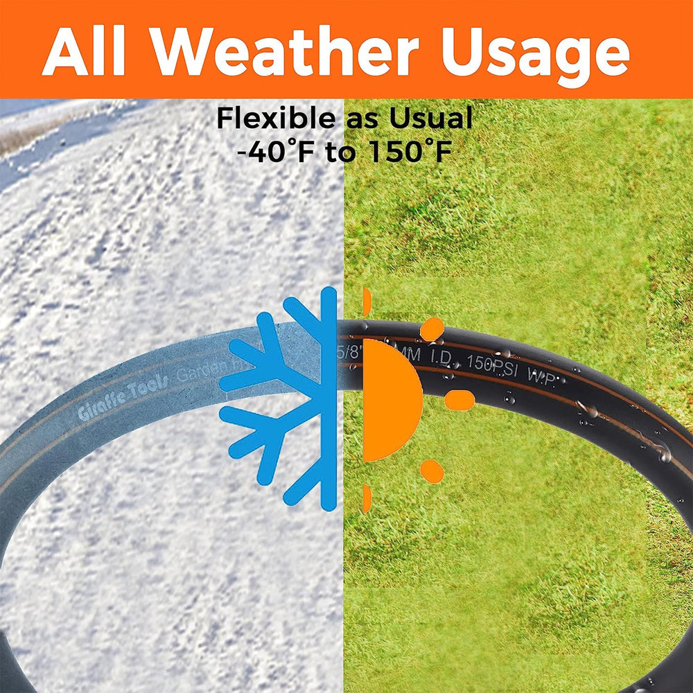 Giraffe Tools Hybrid Short Garden Hose 5/8" 3ft-5ft New