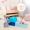 Colorful 6-piece indoor play set for toddlers, designed for crawling, sliding, and safe play in various environments.