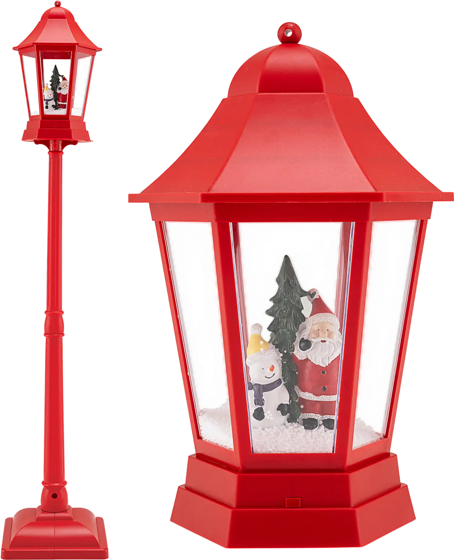 Costway 5.3' Musical Christmas Street Lamp with Blowing Snow & LED Lights 88855429 New