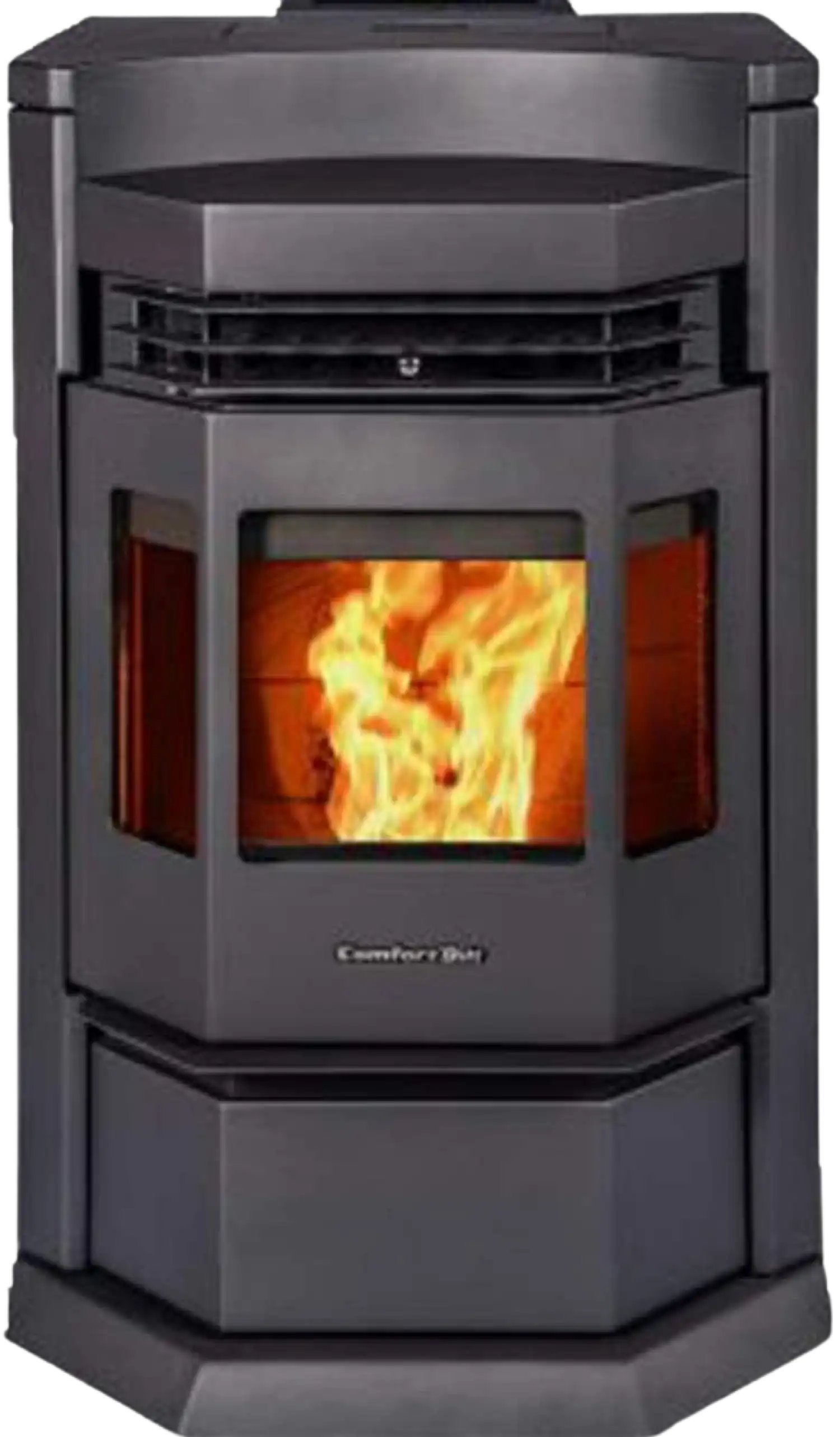 ComfortBilt HP22-N 2,800 sq. ft. EPA Certified Pellet Stove with Auto Ignition 80 lb Hopper Capacity Black New