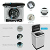 Top view of the Full-Automatic Washing Machine with stainless steel inner barrel and clear control panel for easy.