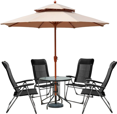 Costway 2 Pc Portable Patio Folding Dining Chairs w/ Headrest Black 96452073 New