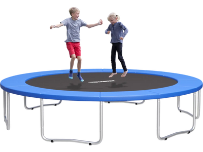 Costway 16' Universal Waterproof Tear-Resistant Trampoline Safety Pad Spring Cover Blue 26091457 New