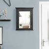 Wall Mounted Bathroom Mirror Cabinet with 5-level Height-adjustable Shelf-Black - Gallery View 1 of 11