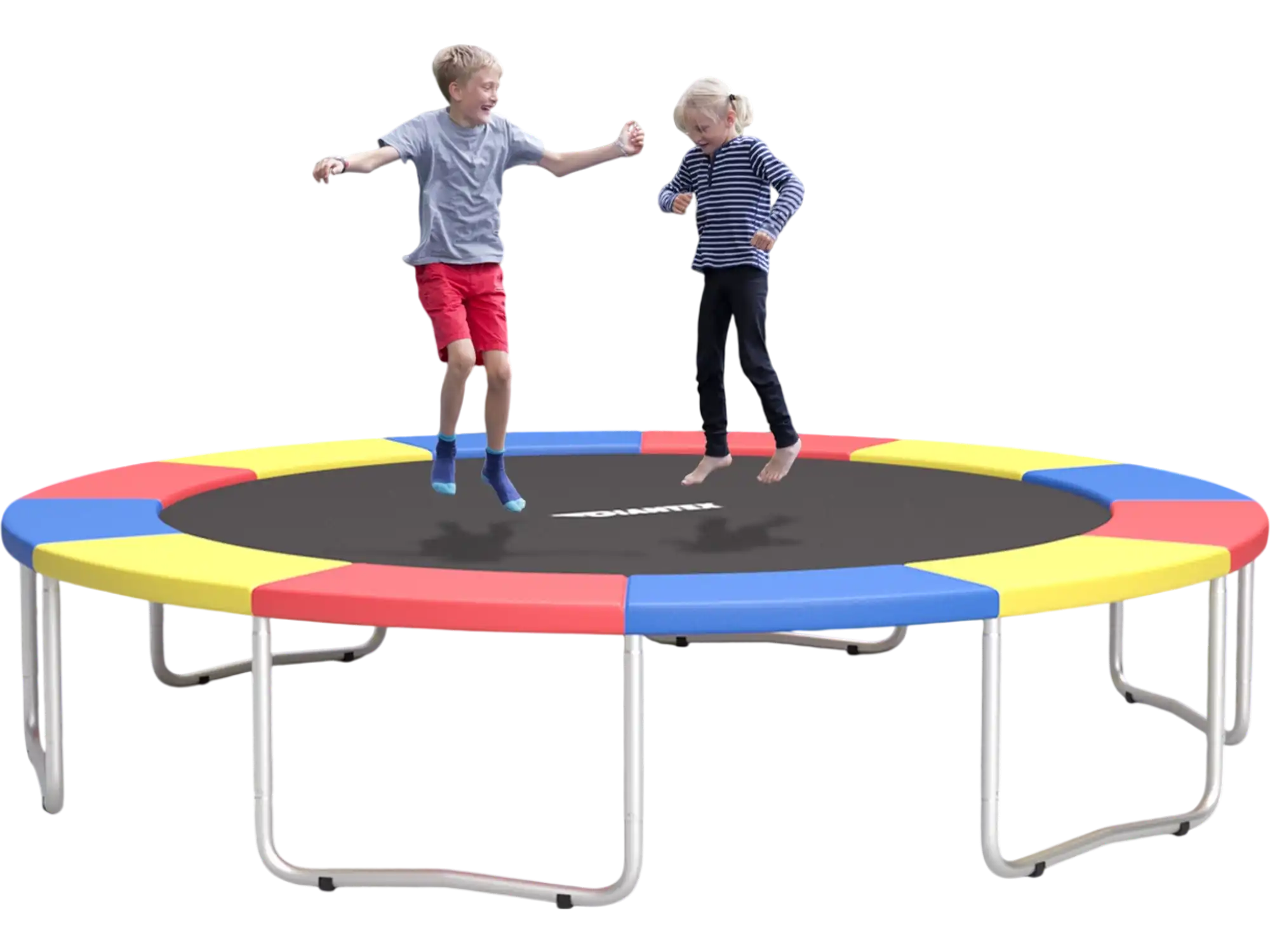 Costway 8' Trampoline Spring Safety Cover Multicolor 95783420 New