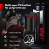 Filled 40lbs punching bag set with gloves and jump rope, made of sturdy PU leather for durability and easy cleaning.