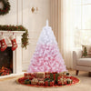 5/6/7/8 FT Artificial Christmas Tree with Warm White LED Lights and 8 Modes for Holiday-5 Feet - Gallery View 1 of 10
