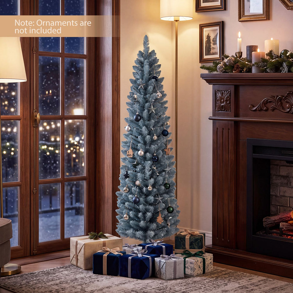 5/6/7/8 Feet Artificial Christmas Tree with 210/320/418/535 PVC Branch Tips-5 FT - Gallery View 1 of 10