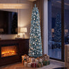 5/6/7/8 Feet Artificial Christmas Tree with 210/320/418/535 PVC Branch Tips-7 FT - Gallery View 1 of 10