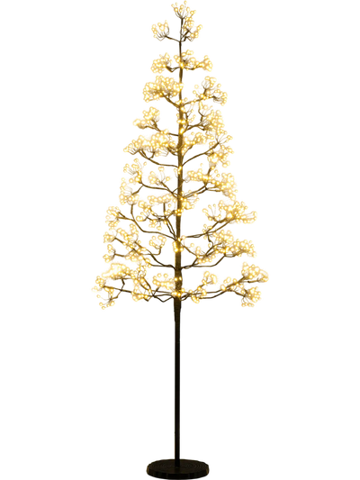 Costway Pre-lit Artificial Cedar Alpine Christmas Tree Warm White LED Weighted Base 75533224 New