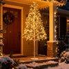 5/6/7 FT Lighted Birch Tree, Pre-lit Twig Tree with 240/320/456 Warm White Light LED Lights-5 FT - Gallery View 1 of 9
