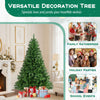 6-foot artificial Christmas tree with 400 warm white LED lights, perfect for family gatherings and holiday parties.