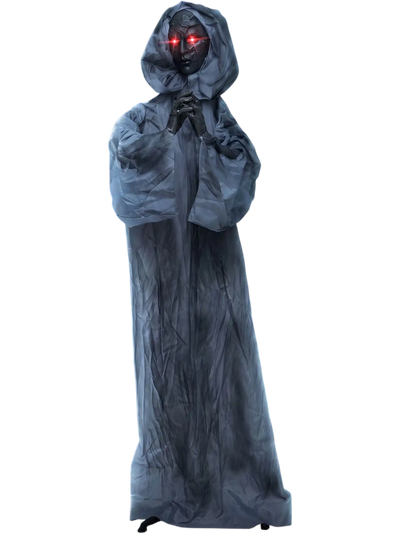 Costway 5.6' Halloween Weeping Woman Animatronic Light-Up Eyes Moving Body 63180920 New