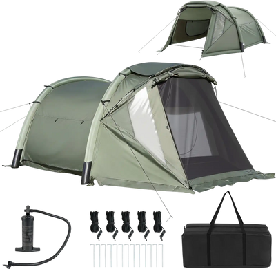Costway 5-7 Person Inflatable Camping Tent with Screened Porch 25207710 New