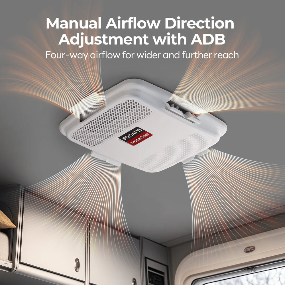 Fogatti InstaCool 150P II RV Rooftop Air Conditioner Heat & Cool Non-Ducted 15,000 BTU 115V New
