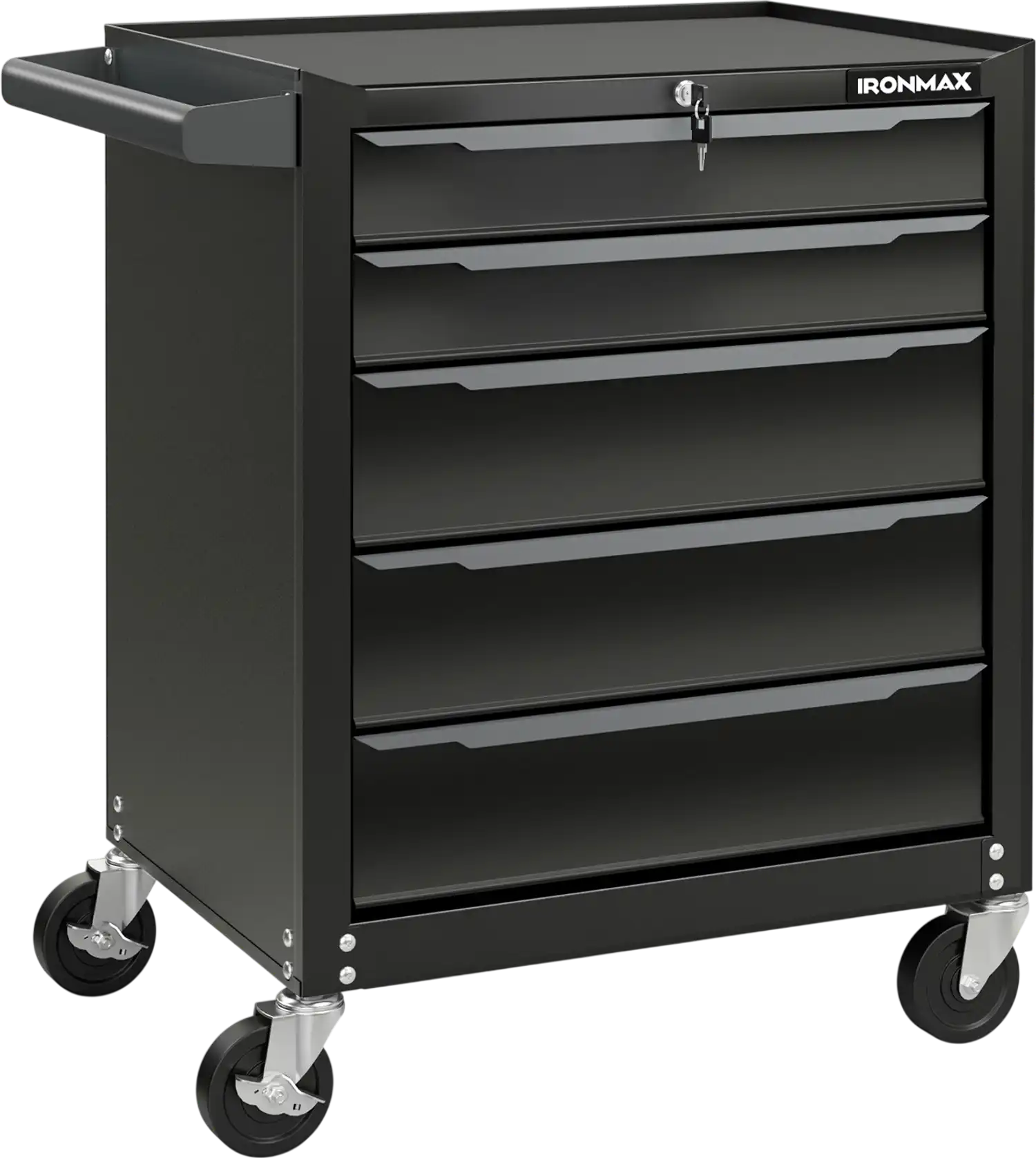 Costway 5-Drawer Steel Tool Storage Cabinet Keyed Lock Hanging Holes 73465281 New