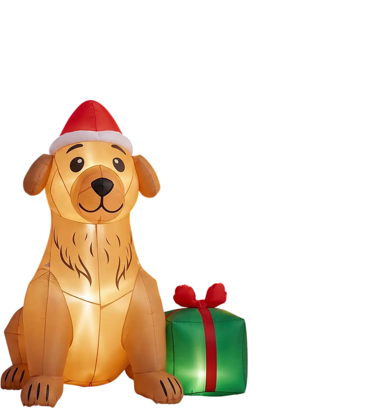 Costway 5' Christmas Inflatable Golden Retriever Dog Holiday Decoration 46214760 New
