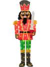 5 FT Lighted Christmas Nutcracker with Glitter Sword for Outdoor