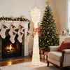 5 FT Lighted Christmas Lamp Post with Bowknot Decorations-1 Piece - Gallery View 1 of 9