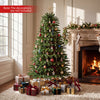 5 FT Pre-Lit Artificial Christmas Tree with 3 Gift Boxes and 507 Lush Branch Tips - Gallery View 1 of 11