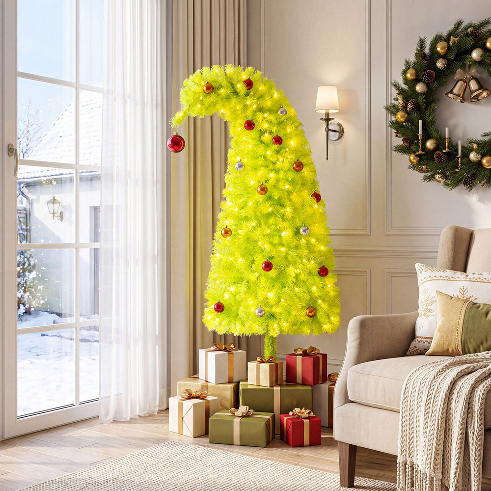 5 FT Pre-Lit and Pre-Decorated Christmas Tree with 4 Lighted Gift Boxes - Gallery View 1 of 11
