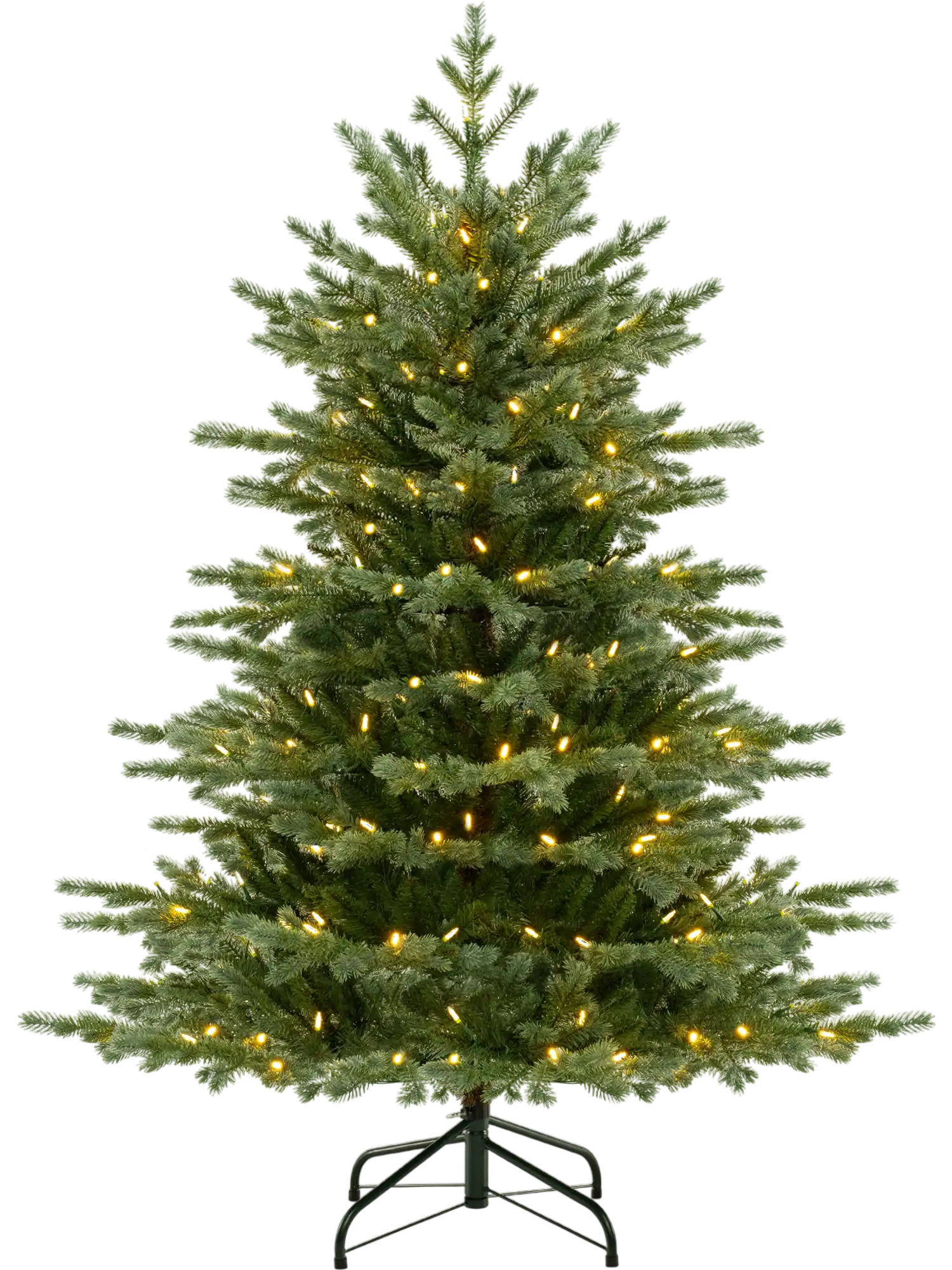 Costway Artificial Christmas Tree Warm White LED PVC 5/6/7' 76394185 New