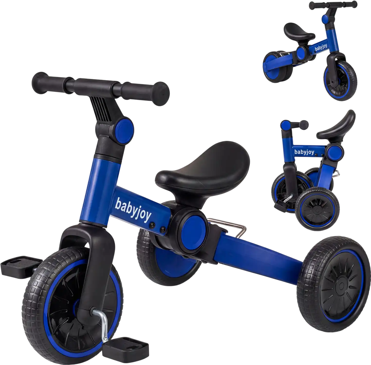 Costway 5-in-1 Toddler Balance Bike w/ Removable Pedals 69637270 New