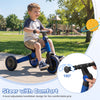 Toddler bike with adjustable handlebar, removable pedals, and sturdy carbon steel frame for safe outdoor fun.