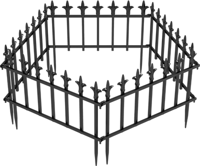 Costway Decorative Metal Garden Fence No Dig Landscape Fencing 21754122 New