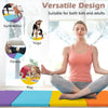 5-panel folding gymnastics mat in vibrant colors, featuring soft EPE foam for yoga, fitness, and play for kids and.