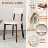 Costway Dining Table Set 5-Piece with Wood Frame and Padded Seat New